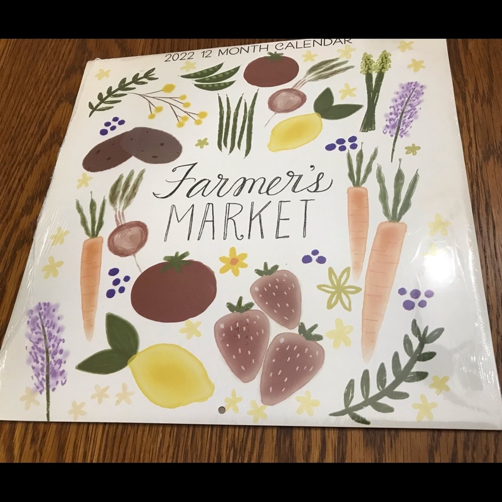 “Farmer’s Market” 2022~12 month calendar